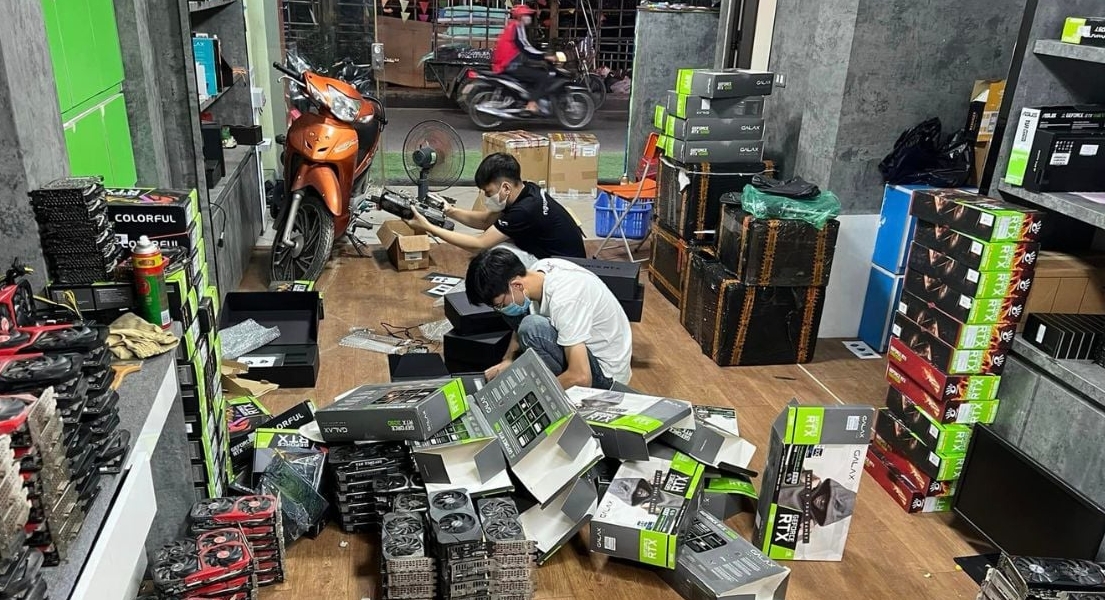 Dư cung GPU tràn ra đường phố ở Việt Nam